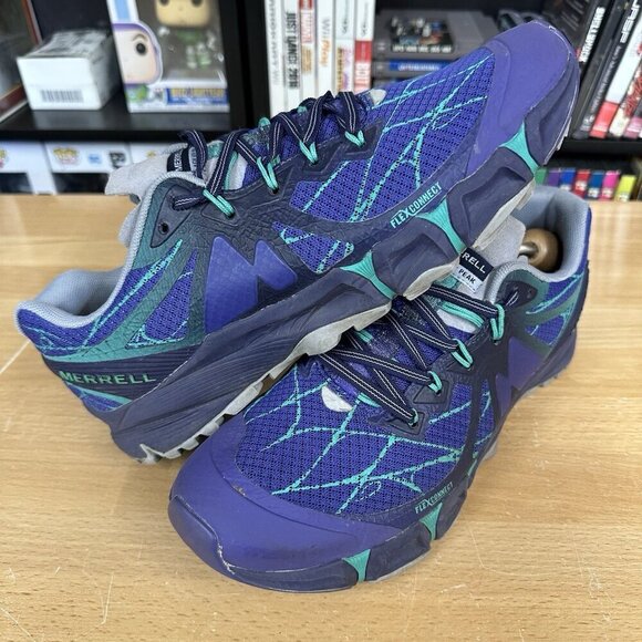 Merrell Agility Peak Women’s Size 10 Purple Flex Trail Running Shoes J37712 - Picture 2 of 6